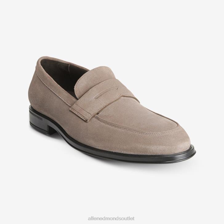 Allen Edmonds LP4P99 sivá muži salerno semiš penny loafer