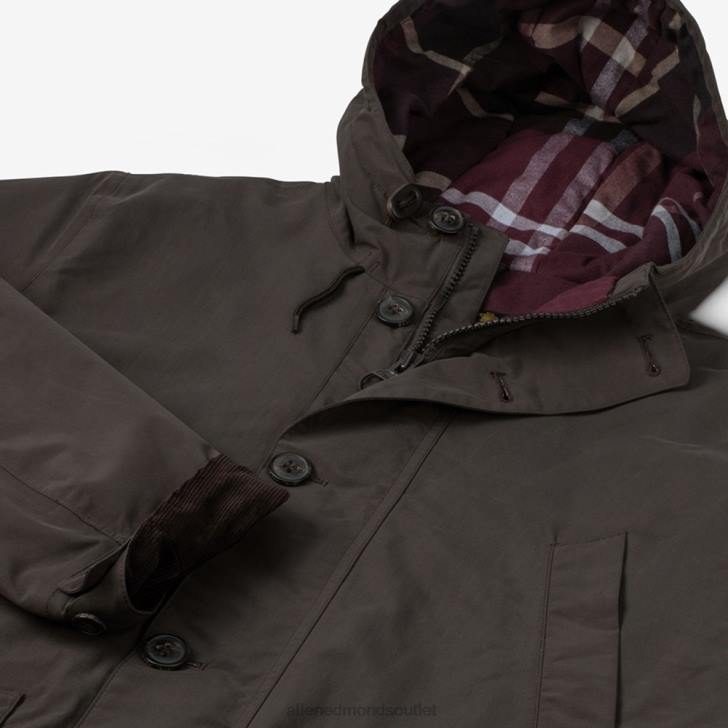 Allen Edmonds LP4P234 rustikálna hnedá unisex barbour city parka