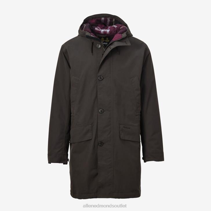 Allen Edmonds LP4P234 rustikálna hnedá unisex barbour city parka